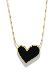 Collier délicat vintage en acier inoxydable texturé